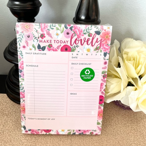 NWT Floral Hardcover Notebook/Journal Notepad Stationery Bundle - Picture 6 of 7